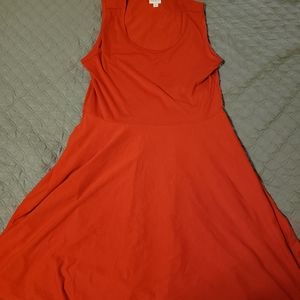 COPY - Lularoe Nikki Dress Red XL
